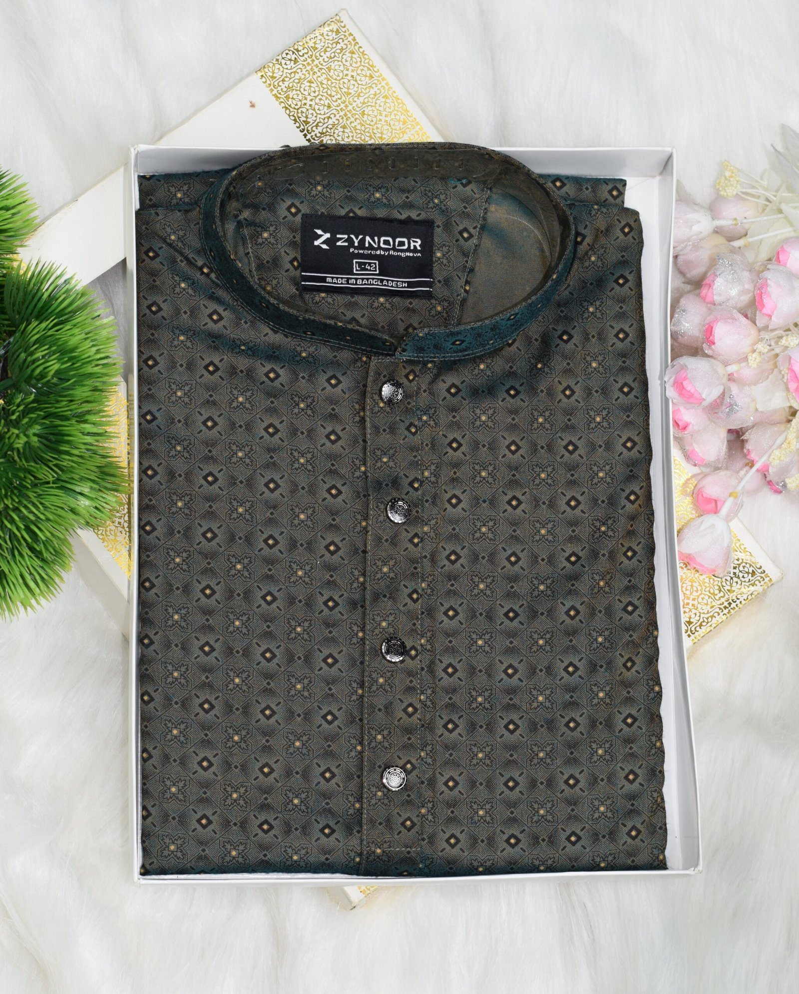 Print Cotton Panjabi, zynoor, premium panjabi