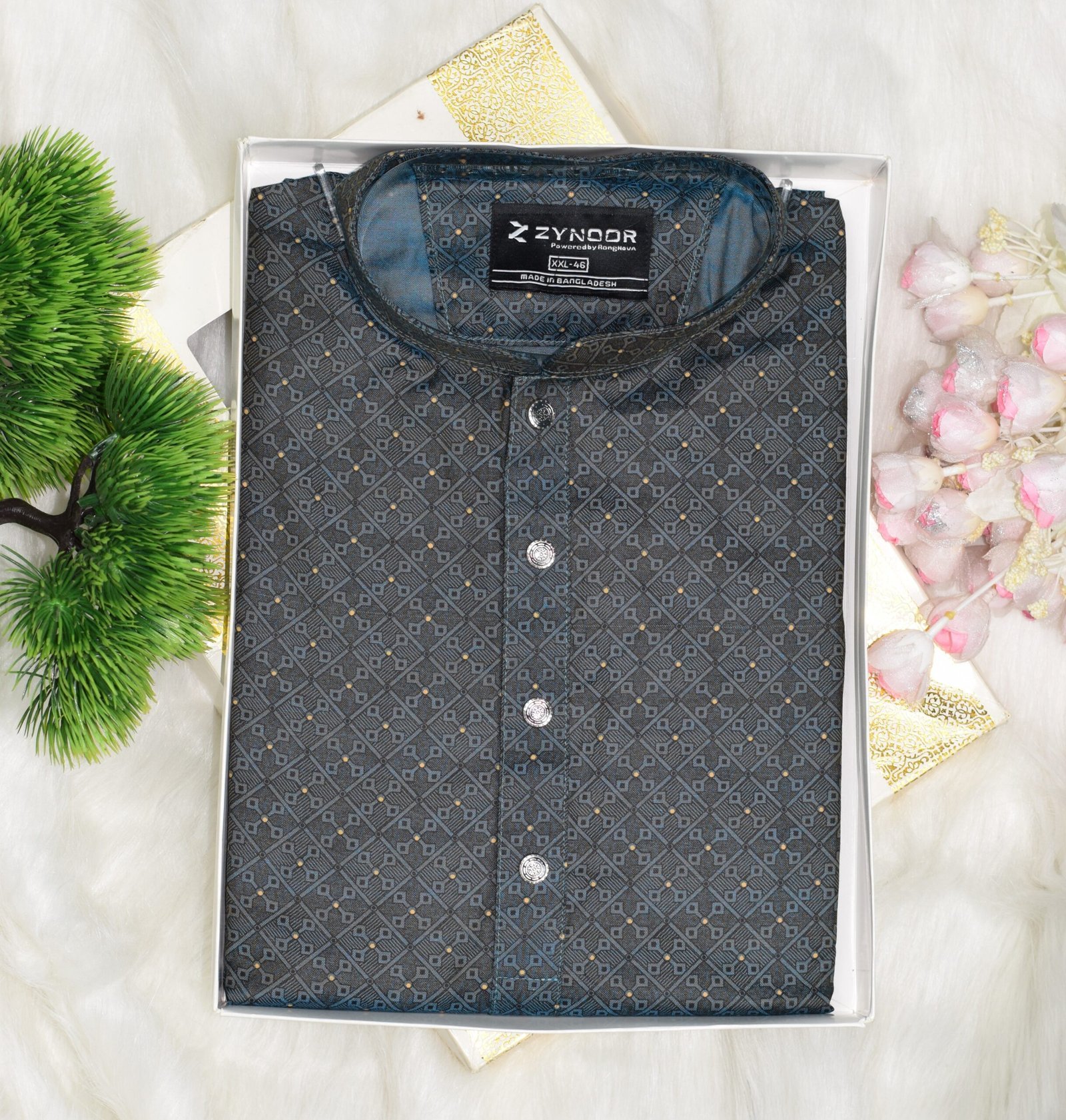 Print Cotton Panjabi, zynoor